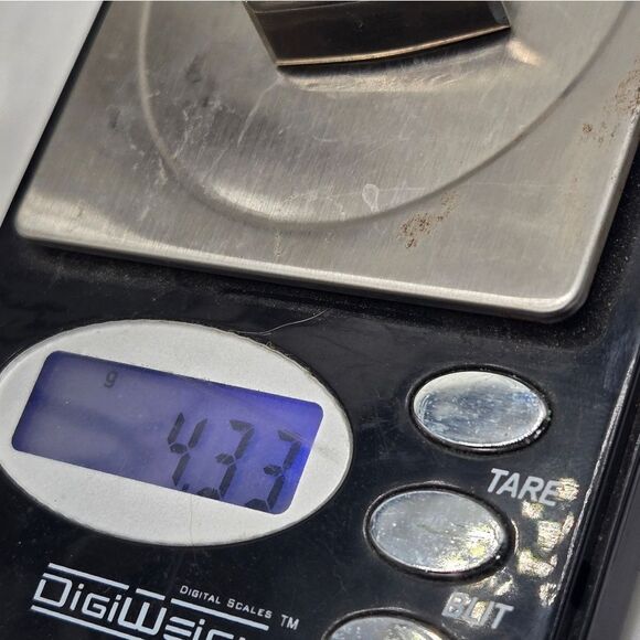 "5/$25" Small Sterling Silver Bar Brooch Pin - Picture 7 of 7